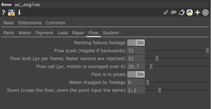 The Flow page.